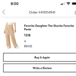 Favorite daughter- the shortie favorite pleat pants